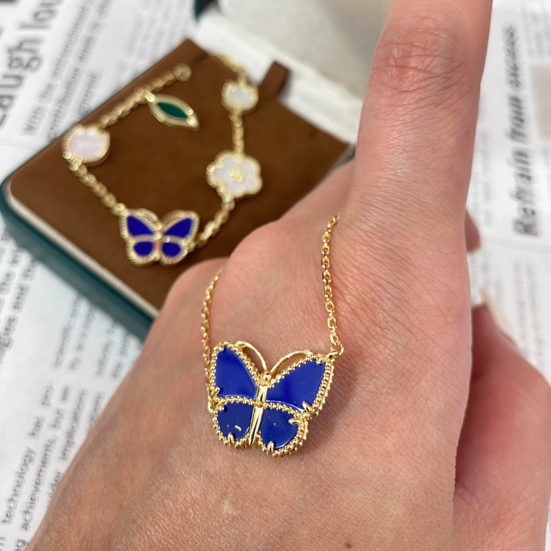 [OrnoraJewelry] 2026 NEW LUCKY BUTTERFLY 1 MOTIFS NECKLACE