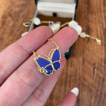 [OrnoraJewelry] 2026 NEW LUCKY BUTTERFLY 1 MOTIFS NECKLACE