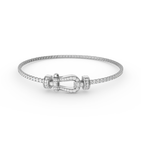 [OrnoraJewelry]FORCE  HORSESHOE  DIAMOND TENNIS BRACELET