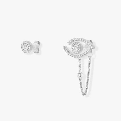 [OrnoraJewelry]Lucky Eye Diamond Earrings
