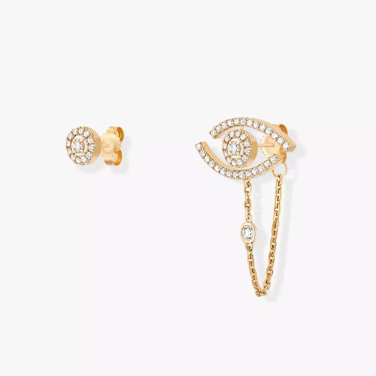[OrnoraJewelry]Lucky Eye Diamond Earrings