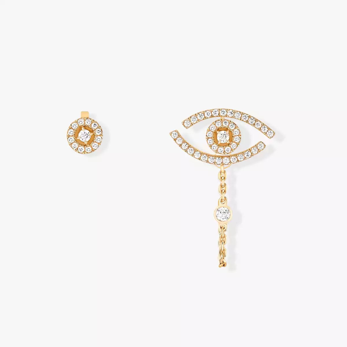 [OrnoraJewelry]Lucky Eye Diamond Earrings