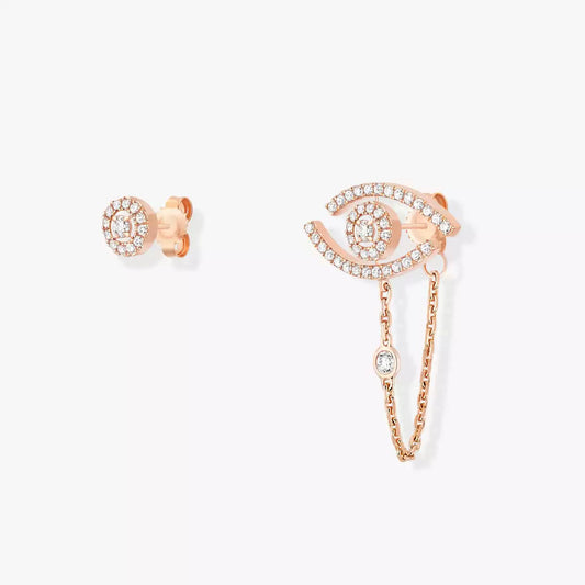 [OrnoraJewelry]Lucky Eye Diamond Earrings