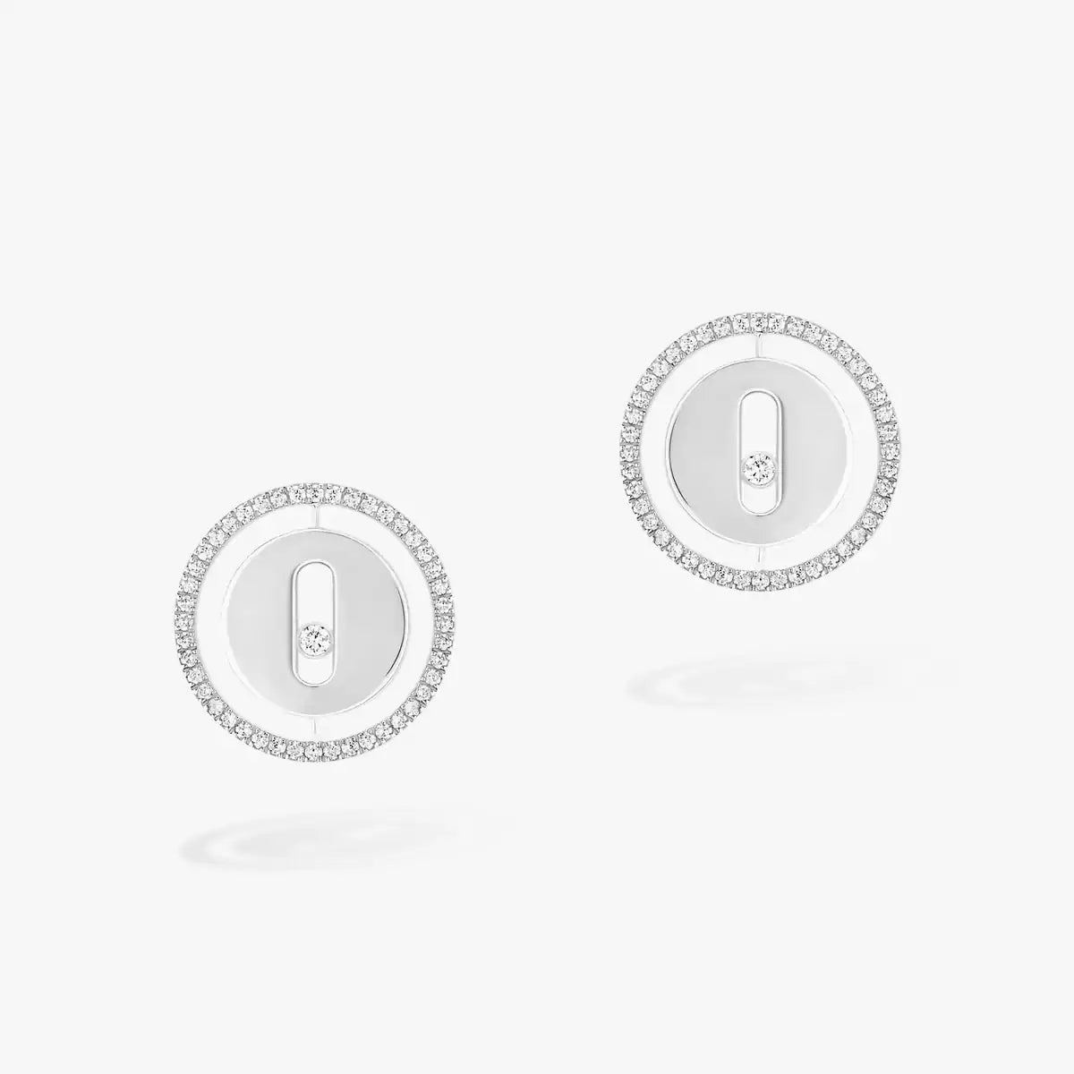 [OrnoraJewelry]Lucky Move Diamond Earrings