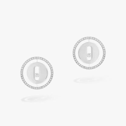 [OrnoraJewelry]Lucky Move Diamond Earrings