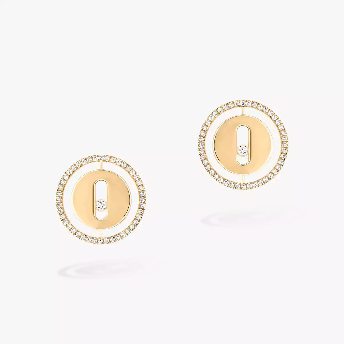 [OrnoraJewelry]Lucky Move Diamond Earrings