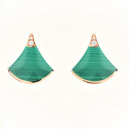 [OrnoraJewelry]DIVAS DREAM EARRINGS PINK GOLD
