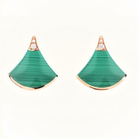 [OrnoraJewelry]DIVAS DREAM EARRINGS PINK GOLD