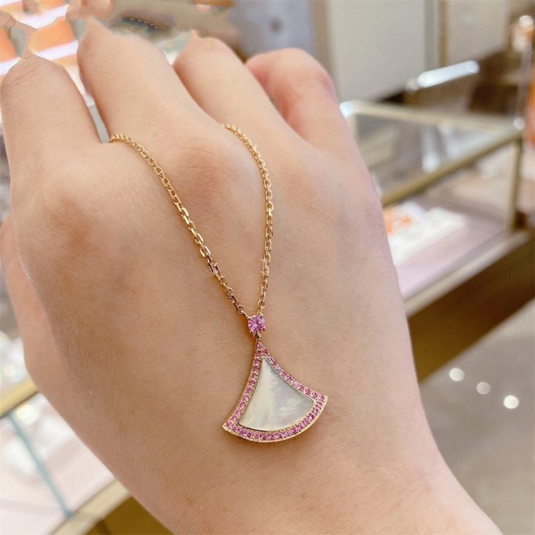 [OrnoraJewelry]DREAM NECKLACE MOP DIAMOND PINK