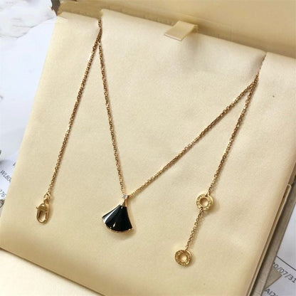 [OrnoraJewelry]DREAM NECKLACE ONYX 1 DIAMOND