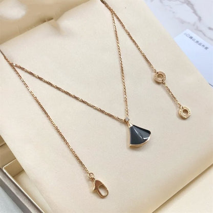 [OrnoraJewelry]DREAM NECKLACE ONYX 1 DIAMOND