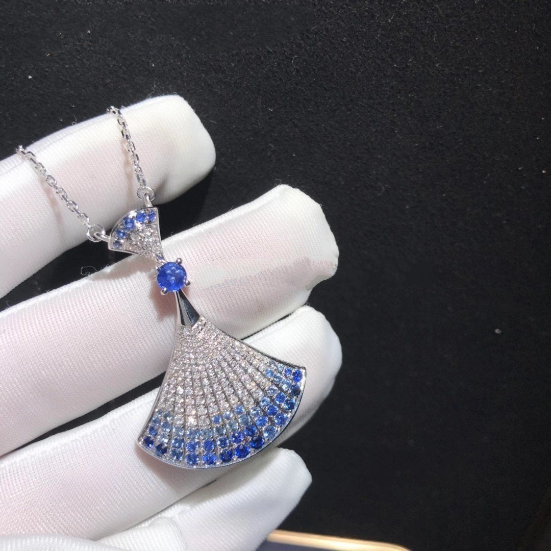 [OrnoraJewelry]DREAM NECKLACE AGATE SILVER DIAMOND