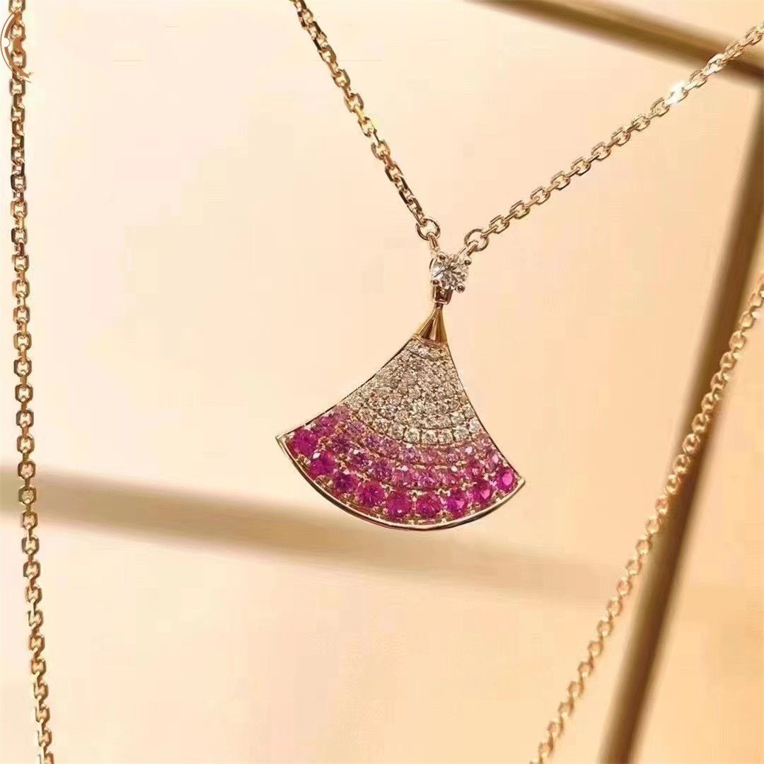 [OrnoraJewelry]DREAM NECKLACE PINK GOLD PINK DIAMOND
