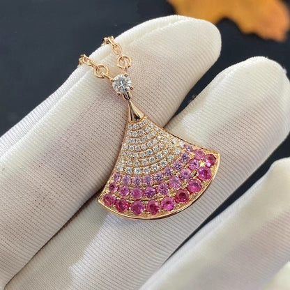 [OrnoraJewelry]DREAM NECKLACE PINK GOLD PINK DIAMOND