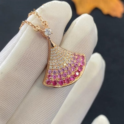 [OrnoraJewelry]DREAM NECKLACE PINK GOLD PINK DIAMOND