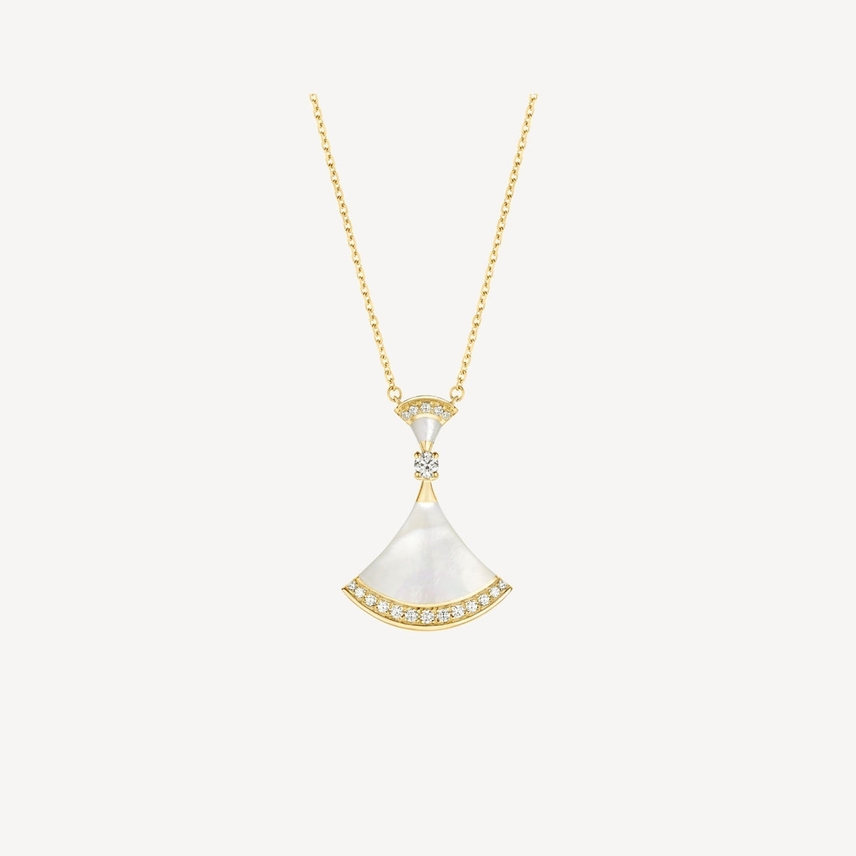 [OrnoraJewelry]DREAM NECKLACE MOP GOLD DIAMOND