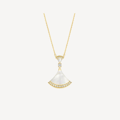 [OrnoraJewelry]DREAM NECKLACE MOP GOLD DIAMOND