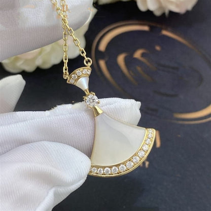 [OrnoraJewelry]DREAM NECKLACE MOP GOLD DIAMOND