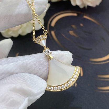 [OrnoraJewelry]DREAM NECKLACE MOP GOLD DIAMOND