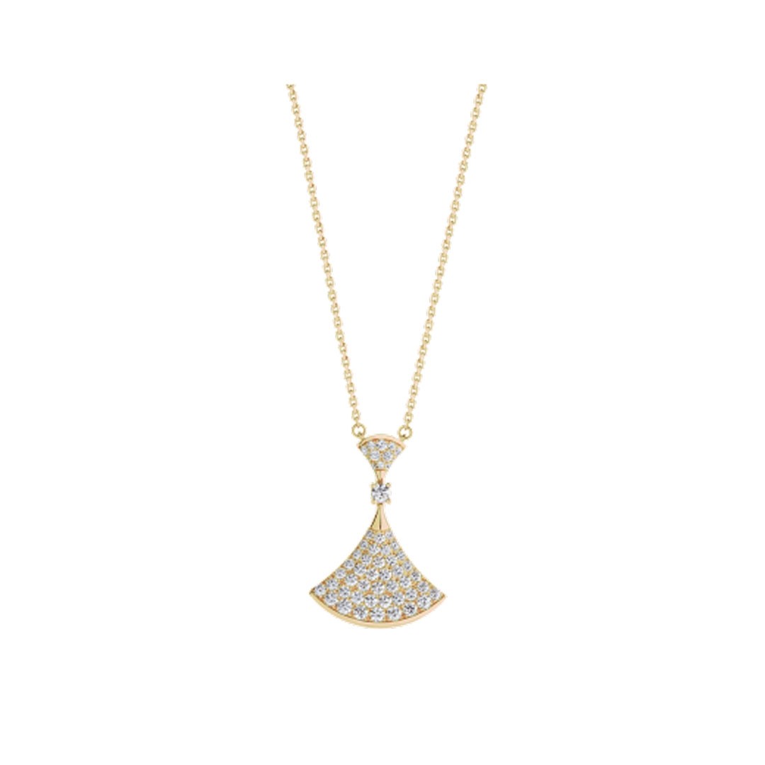 [OrnoraJewelry]DREAM NECKLACE GOLD FULL DIAMOND