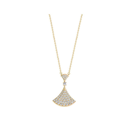 [OrnoraJewelry]DREAM NECKLACE GOLD FULL DIAMOND