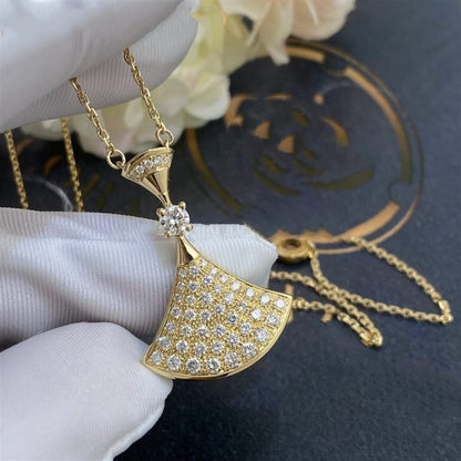 [OrnoraJewelry]DREAM NECKLACE GOLD FULL DIAMOND
