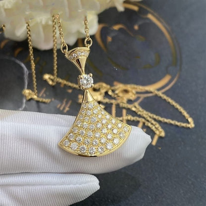 [OrnoraJewelry]DREAM NECKLACE GOLD FULL DIAMOND