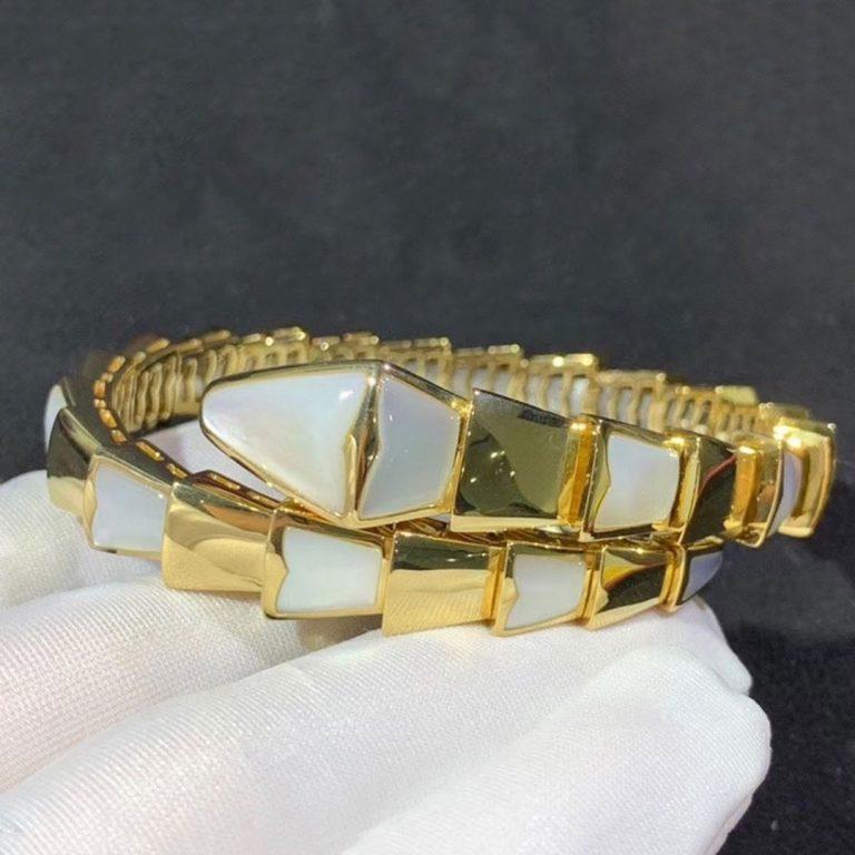 [OrnoraJewelry]SERPENTI BRACELET MOP GOLD