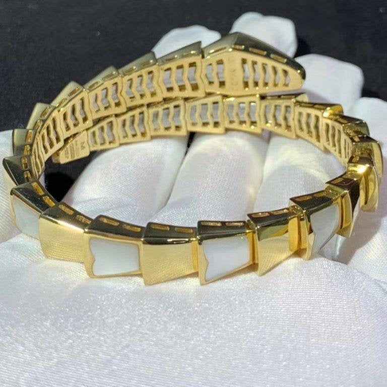 [OrnoraJewelry]SERPENTI BRACELET MOP GOLD