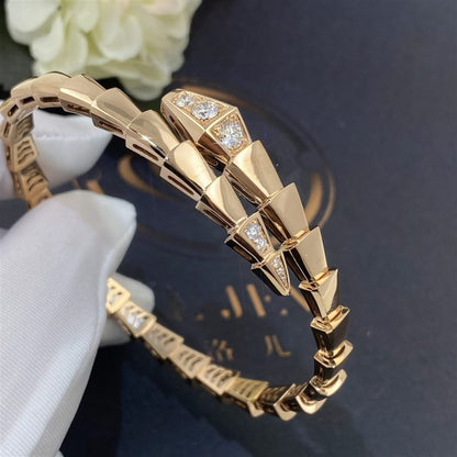 [OrnoraJewelry]SERPENTI BRACELET DIAMONDS PINK GOLD