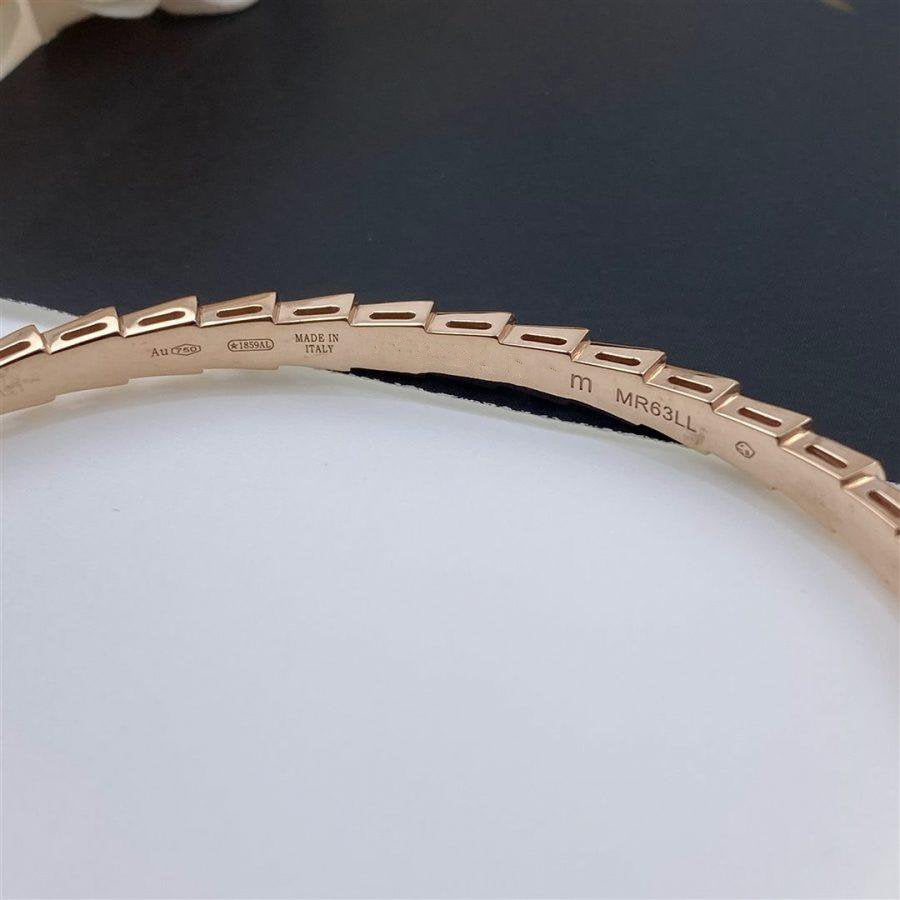[OrnoraJewelry]SERPENTI BRACELET PINK GOLD MOP DIAMOND
