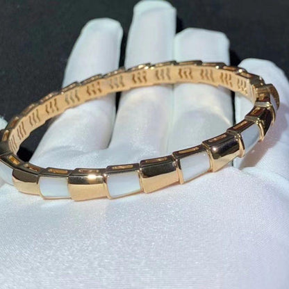 [OrnoraJewelry]SERPENTI BRACELET PINK GOLD MOP
