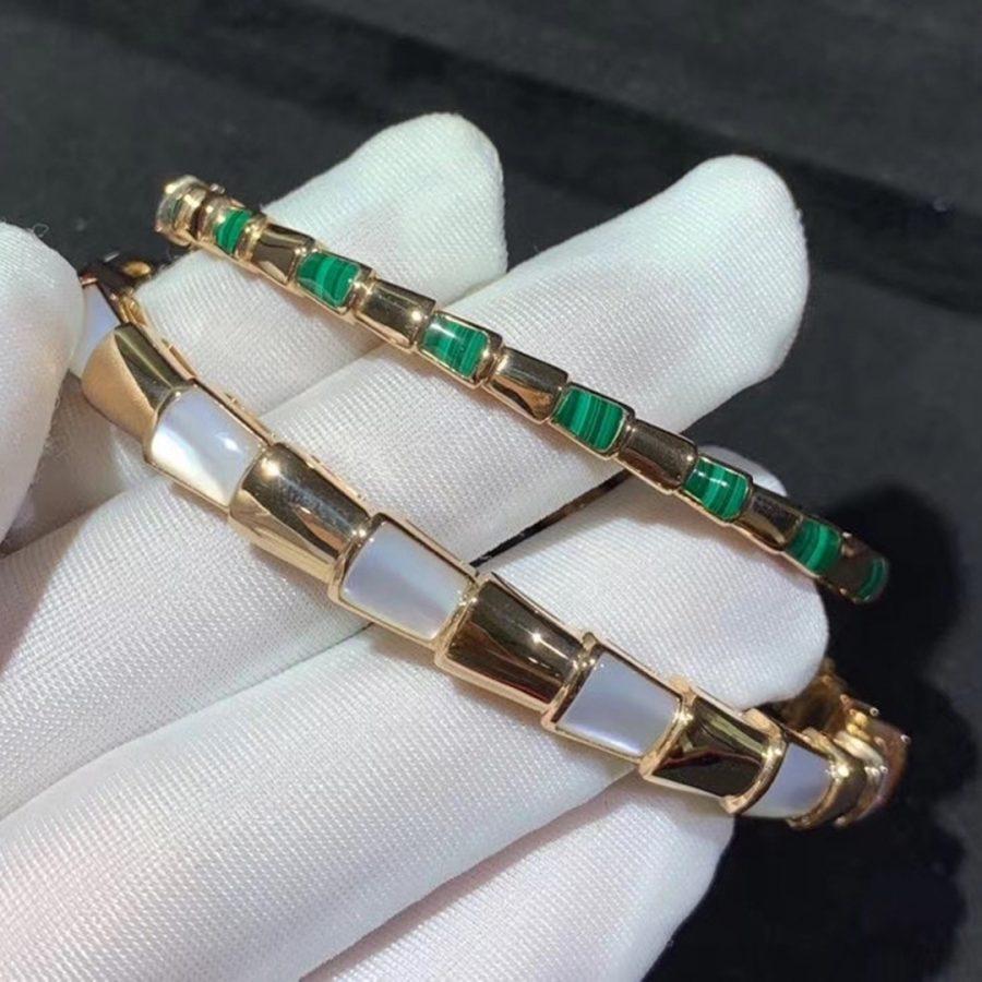 [OrnoraJewelry]SERPENTI BRACELET PINK GOLD MOP