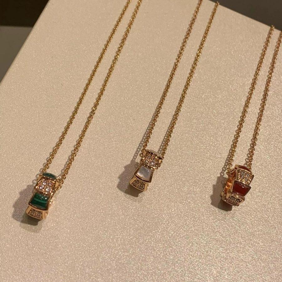 [OrnoraJewelry]SERPENTI PEDANT DIAMOND NECKLACE