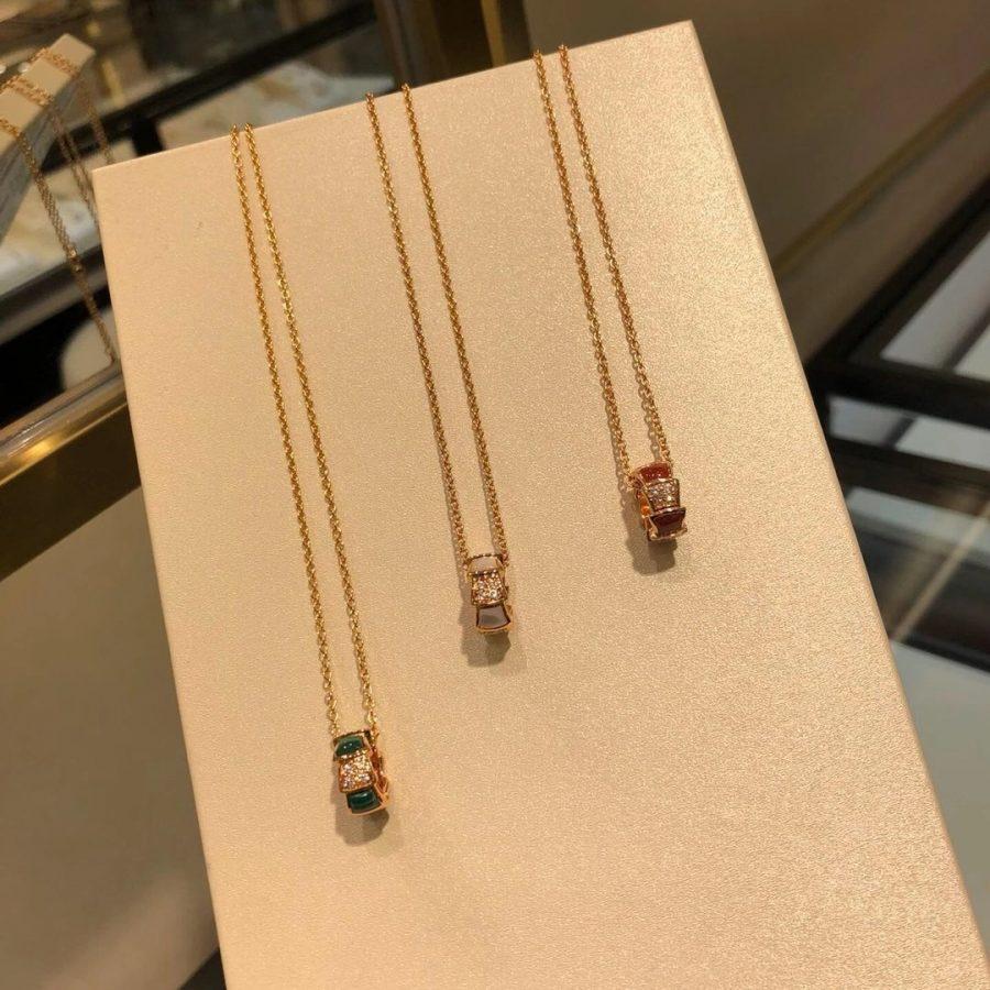 [OrnoraJewelry]SERPENTI PEDANT DIAMOND NECKLACE