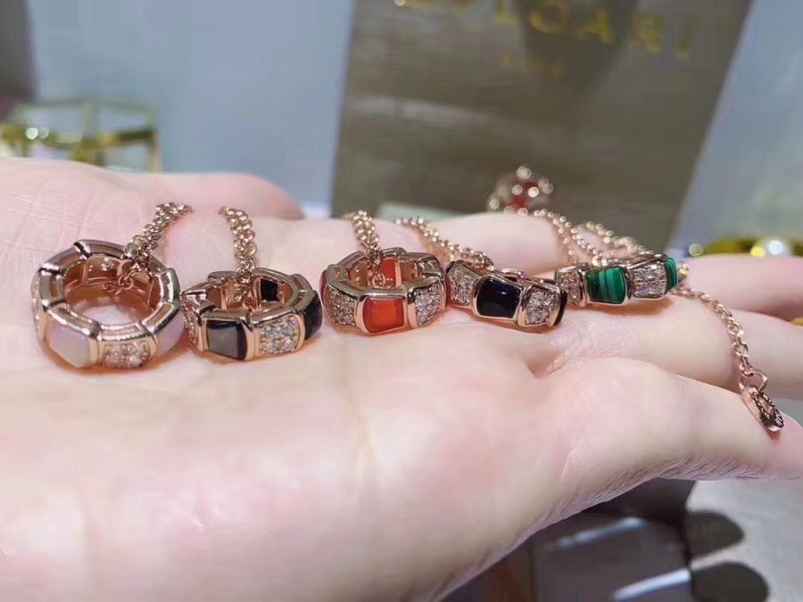 [OrnoraJewelry]SERPENTI PEDANT DIAMOND NECKLACE