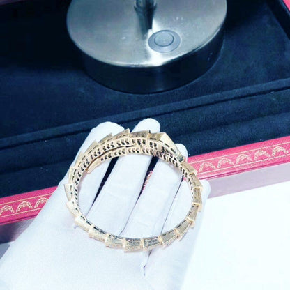 [OrnoraJewelry]SERPENTI BRACELET 8MM PINK GOLD DIAMOND