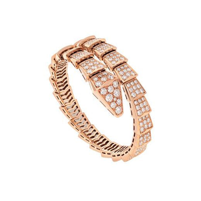 [OrnoraJewelry]SERPENTI BRACELET 8MM PINK GOLD DIAMOND
