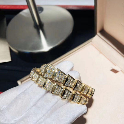 [OrnoraJewelry]SERPENTI BRACELET 8MM GOLD DIAMOND