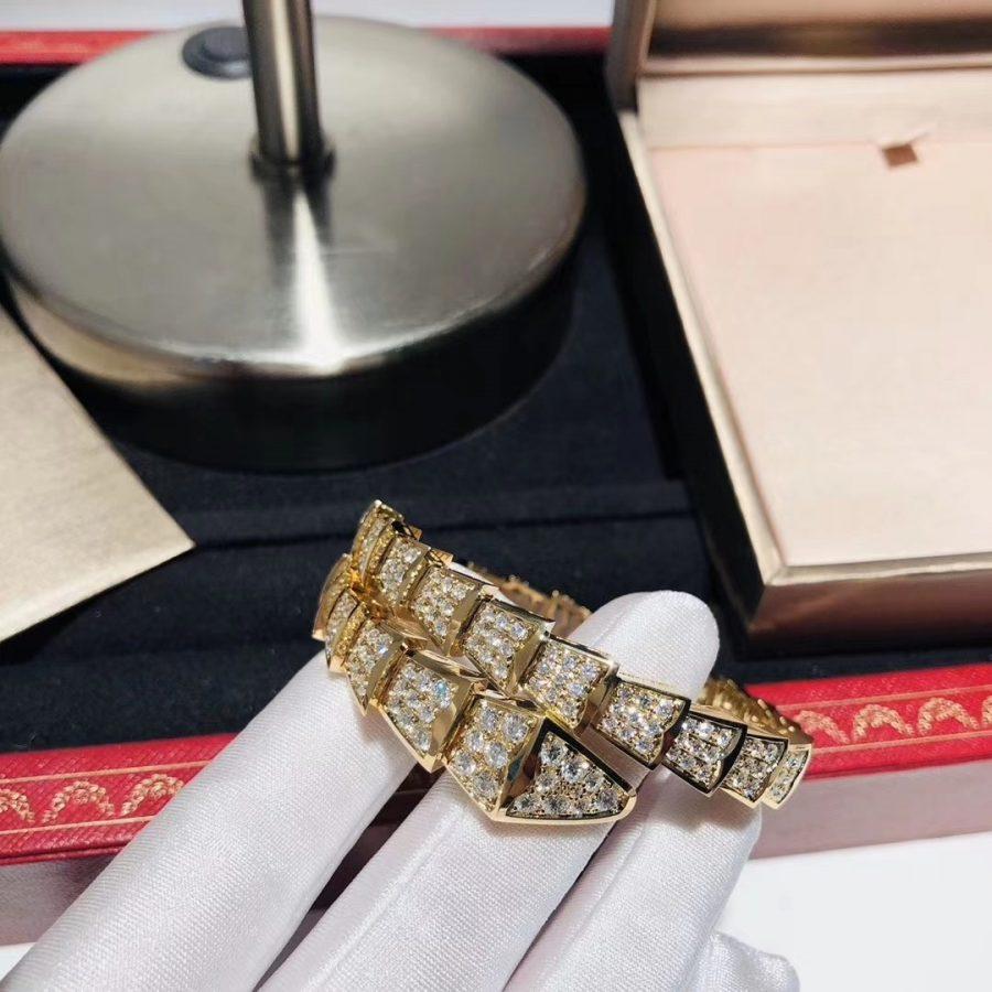 [OrnoraJewelry]SERPENTI BRACELET 8MM GOLD DIAMOND