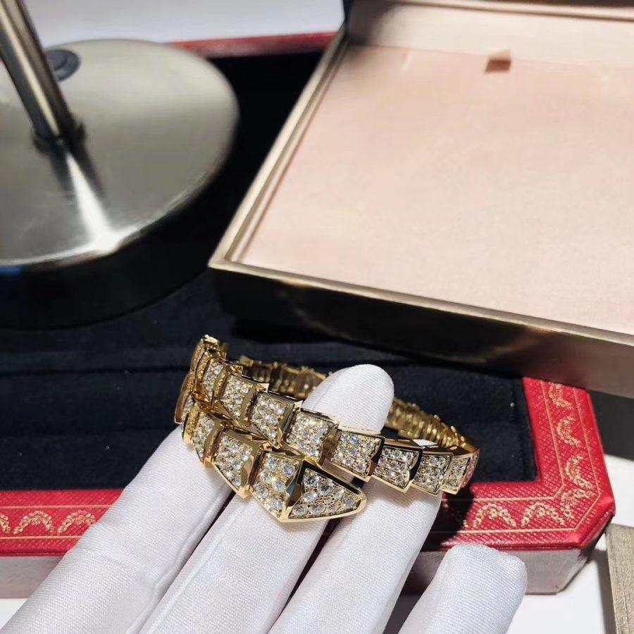 [OrnoraJewelry]SERPENTI BRACELET 8MM GOLD DIAMOND