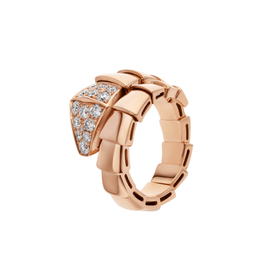 [OrnoraJewelry]SERPENTI RING PINK GOLD DIAMOND
