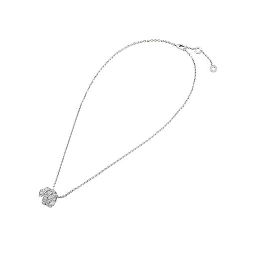 [OrnoraJewelry]SERPENTI  NECKLACE DOUBLE RING DIAMOND