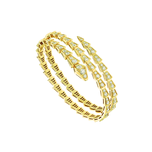 [OrnoraJewelry]SERPENTI BRACELET GOLD DIAMOND DOUBLE ROW