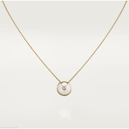 [OrnoraJewelry]AMULETTE ROSE GOLD MOP NECKLACE