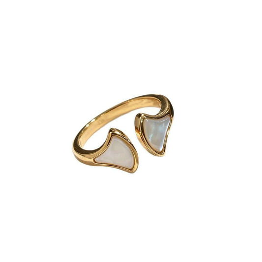 [OrnoraJewelry]BVLGARI Double Fan Open-Faced Ring