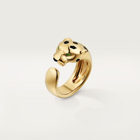 [OrnoraJewelry]PANTHERE SPOTTED MEDIUM RING