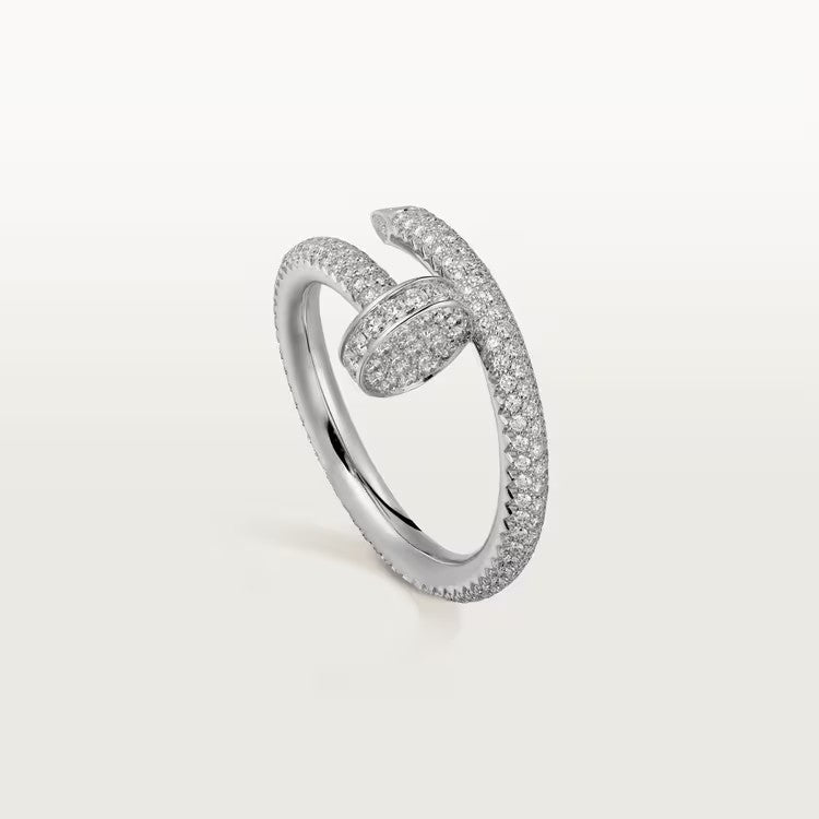 [OrnoraJewelry]JUSTE RING 2.6MM FULL DIAMOND