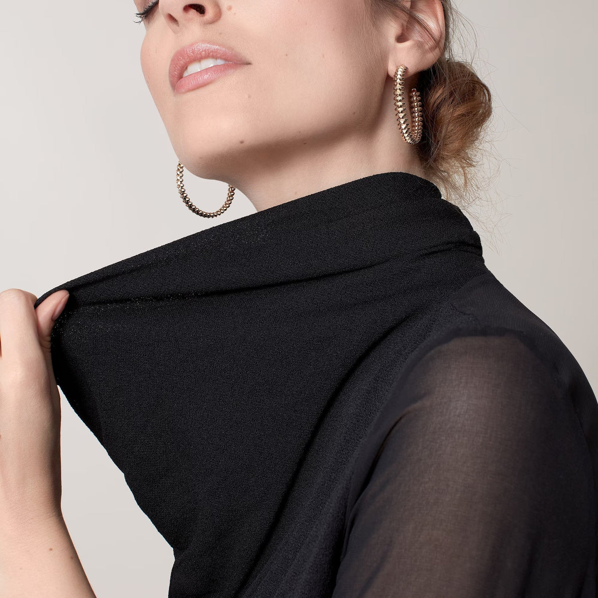 [OrnoraJewelry]CLASH HOOP LARGE EARRINGS