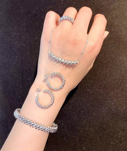 [OrnoraJewelry]CLASH SILVER BRACELET